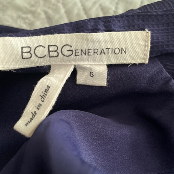 Deep purple chiffon dress - Picture 3 of 3